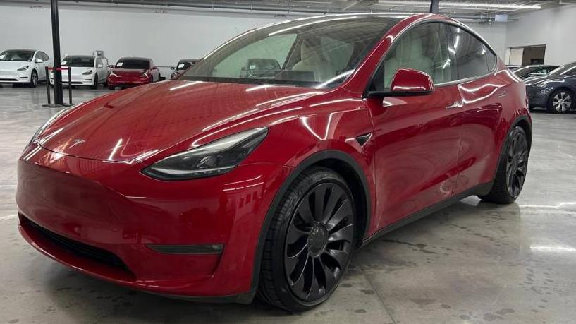 TESLA MODEL Y 2021 5YJYGDEF2MF136852 image